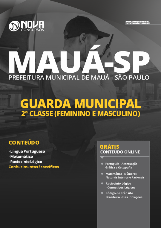 Apostila Prefeitura De Mau Sp Pdf Guarda Civil Classe F M