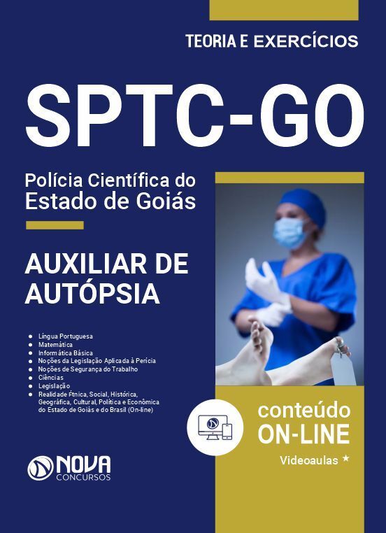 Apostila SPTC GO 2022 Auxiliar de Autópsia