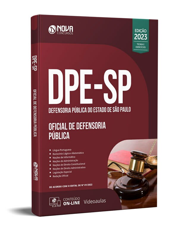 Apostila Dpe Sp Oficial De Defensoria P Blica