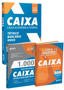 Combo Impresso Caixa - Técnico Bancário Novo - Apostila + Questões