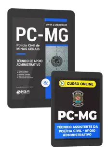 Combo Digital PC-MG - Técnico Assistente da Polícia Civil - Apoio Administrativo