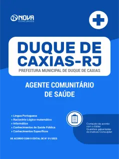 Apostila Prefeitura de Duque de Caxias - RJ em PDF - Agente Comunitário de Saúde