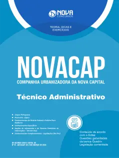 Apostila NOVACAP  - Técnico Administrativo