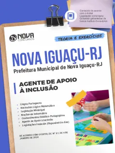 Apostila Prefeitura de Nova Iguaçu - RJ em PDF  Agente de Apoio à Inclusão