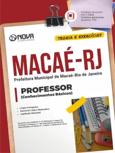 Apostila Prefeitura de Macaé - RJ  - Professor (Conhecimentos Básicos)