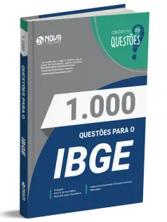 Caderno 1.000 Questões Gabaritadas IBGE - Recenseador, Agente Censitário Municipal  e Agente Censitário Supervisor