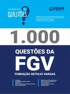 Livro 1.000 Questões Gabaritadas da FGV