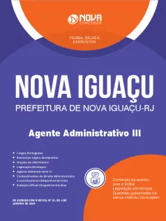 Apostila Prefeitura de Nova Iguaçu - RJ  - Agente Administrativo III 