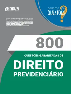 Livro 800 Questões Gabaritadas de Direito Previdenciário