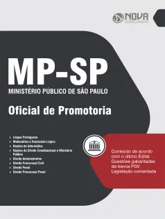 Apostila MP-SP em PDF 2025 - Oficial de Promotoria