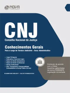 Apostila CNJ  - Técnico Judiciário - Área: Administrativa (Conhecimentos Gerais)