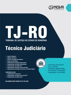 Apostila TJ-RO  - Técnico Judiciário