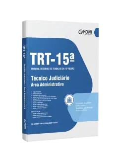 Apostila TRT-15 2025 - Técnico Judiciário – Área Administrativa