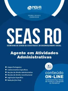 Apostila SEAS-RO - Agente em Atividades Administrativas