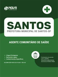 Apostila Prefeitura de Santos - SP  - Agente Comunitário de Saúde