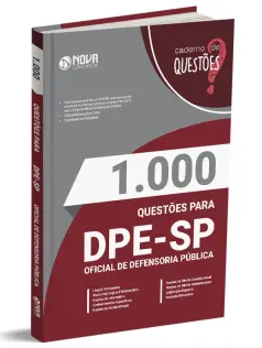 Livro 1.000 Questões Gabaritadas DPE-SP - Oficial de Defensoria Pública