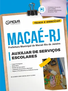 Apostila Prefeitura de Macaé - RJ  - Auxiliar de Serviços Escolares