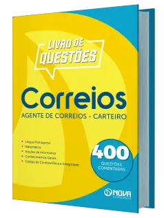 Livro 400 Questões Comentadas dos Correios - Agente de Correios - Carteiro