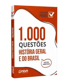 Livro 1.000 Questões Gabaritadas - História Geral e do Brasil