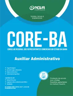 Apostila CORE-BA em PDF - Auxiliar Administrativo