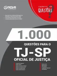 Livro 1.000 Questões Gabaritadas TJ-SP - Oficial de Justiça