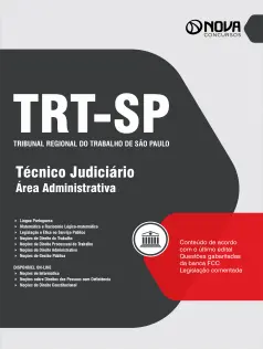 Apostila TRT2 2025 - Técnico Judiciário - Área Administrativa