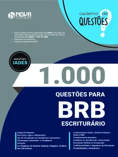 Livro 1.000 Questões Gabaritadas BRB - Escriturário