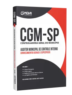 Apostila CGM-SP 2025 - Auditor Municipal de Controle Interno: Conhecimentos Gerais e Específicos