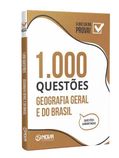 Livro 1.000 Questões Gabaritadas Geografia Geral e do Brasil