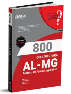 Livro 800 Questões Gabaritadas AL-MG - Técnico de Apoio Legislativo