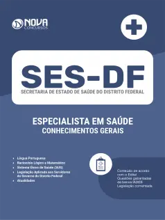 Apostila SES-DF em PDF 2025 - Especialista em Saúde (Conhecimentos Gerais)