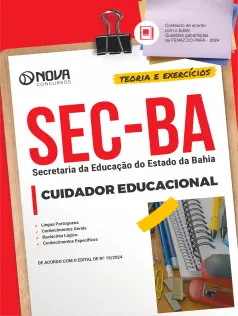 Apostila SEC-BA em PDF  - Cuidador Educacional