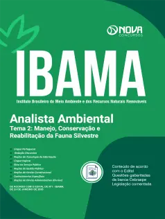 Apostila IBAMA em PDF - Analista Ambiental - Tema 2: Manejo, Conservação e Reabilitação da Fauna Silvestre