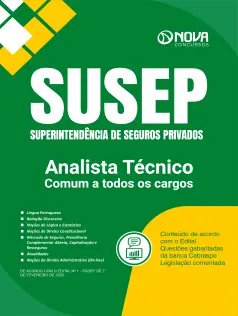 Apostila SUSEP em PDF - Analista Técnico - Comum a Todos os Cargos