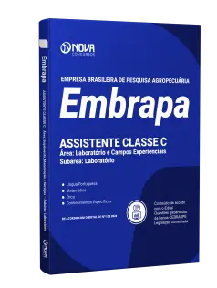 Apostila EMBRAPA 2025 - Assistente Classe C - Área: Laboratório e Campos Experienciais – Subárea: Laboratório