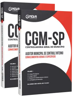 Apostila CGM-SP 2025 - Auditor Municipal de Controle Interno: Conhecimentos Gerais e Específicos