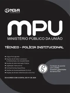 Apostila MPU em PDF - Técnico do MPU - Polícia Institucional