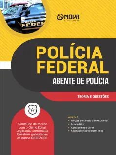 Apostila PF em PDF 2025 - Agente de Polícia