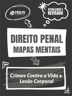 Mapas Mentais Direito Penal - Crimes Contra a Vida e Lesão Corporal (PDF)