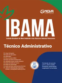 Apostila IBAMA em PDF 2025 - Técnico Administrativo