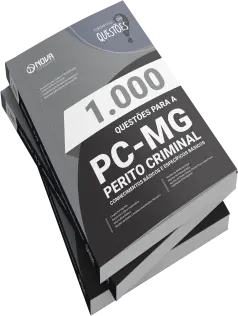 Livro 1.000 Questões Gabaritadas Polícia Civil - MG - Perito Criminal - Conhecimentos Básicos e Específicos Básicos