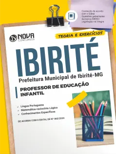 Apostila Prefeitura de Ibirité - MG  - Professor de Educação Infantil