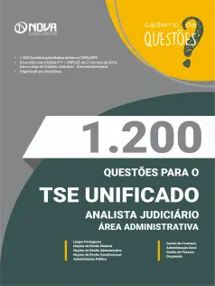 Livro 1.200 Questões Gabaritadas TSE Unificado - Analista Judiciário - Área Administrativa