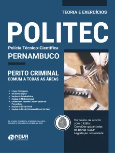 Apostila POLITEC - PE  - Perito Criminal (Conhecimentos Gerais)