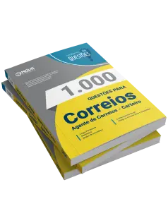 Livro 1.000 Questões Gabaritadas Correios - Agente de Correios - Carteiro