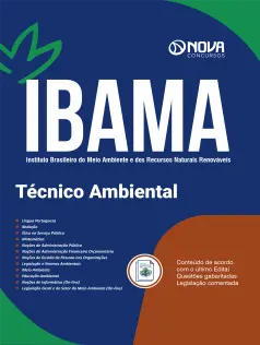 Apostila IBAMA em PDF 2025 - Técnico Ambiental