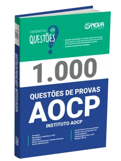 Livro 1.000 Questões Gabaritadas do Instituto AOCP