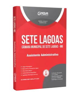 Apostila Câmara de Sete Lagoas - MG  - Assistente Administrativo