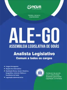 Apostila ALE-GO em PDF 2025 - Analista Legislativo (Comum a Todos os Cargos)