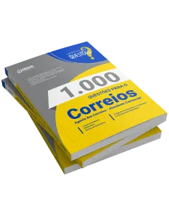 Livro 1.000 Questões Gabaritadas para o CORREIOS - Agente dos Correios - Atendente Comercial